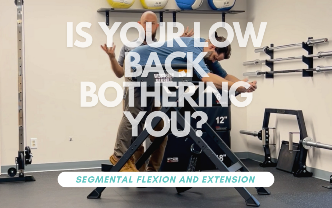 Improve your low back pain with bending?! But don’t they say never to do that?